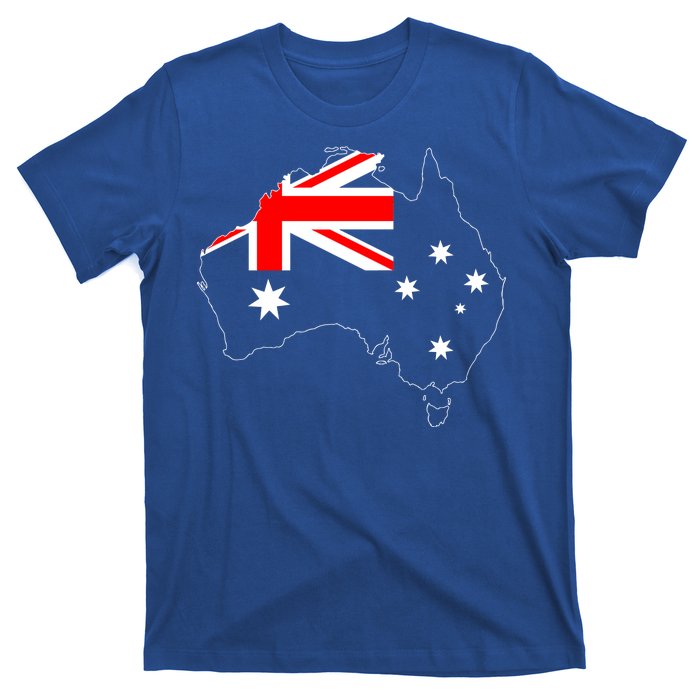 World Australia Map Flag T-Shirt