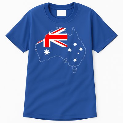 World Australia Map Flag Tall T-Shirt