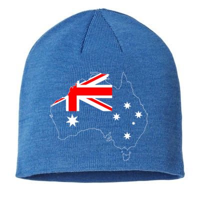 World Australia Map Flag Sustainable Beanie