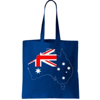 World Australia Map Flag Tote Bag