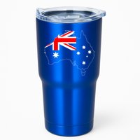 World Australia Map Flag Tumbler
