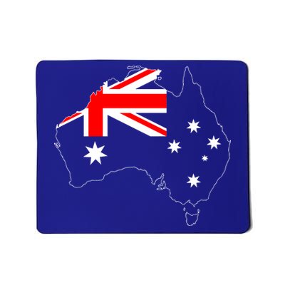 World Australia Map Flag Mousepad