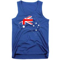 World Australia Map Flag Tank Top