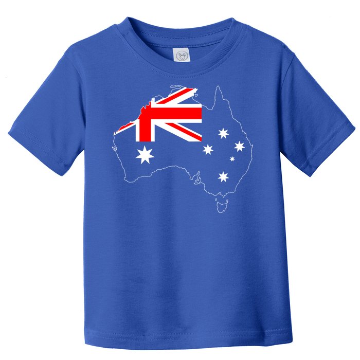 World Australia Map Flag Toddler T-Shirt