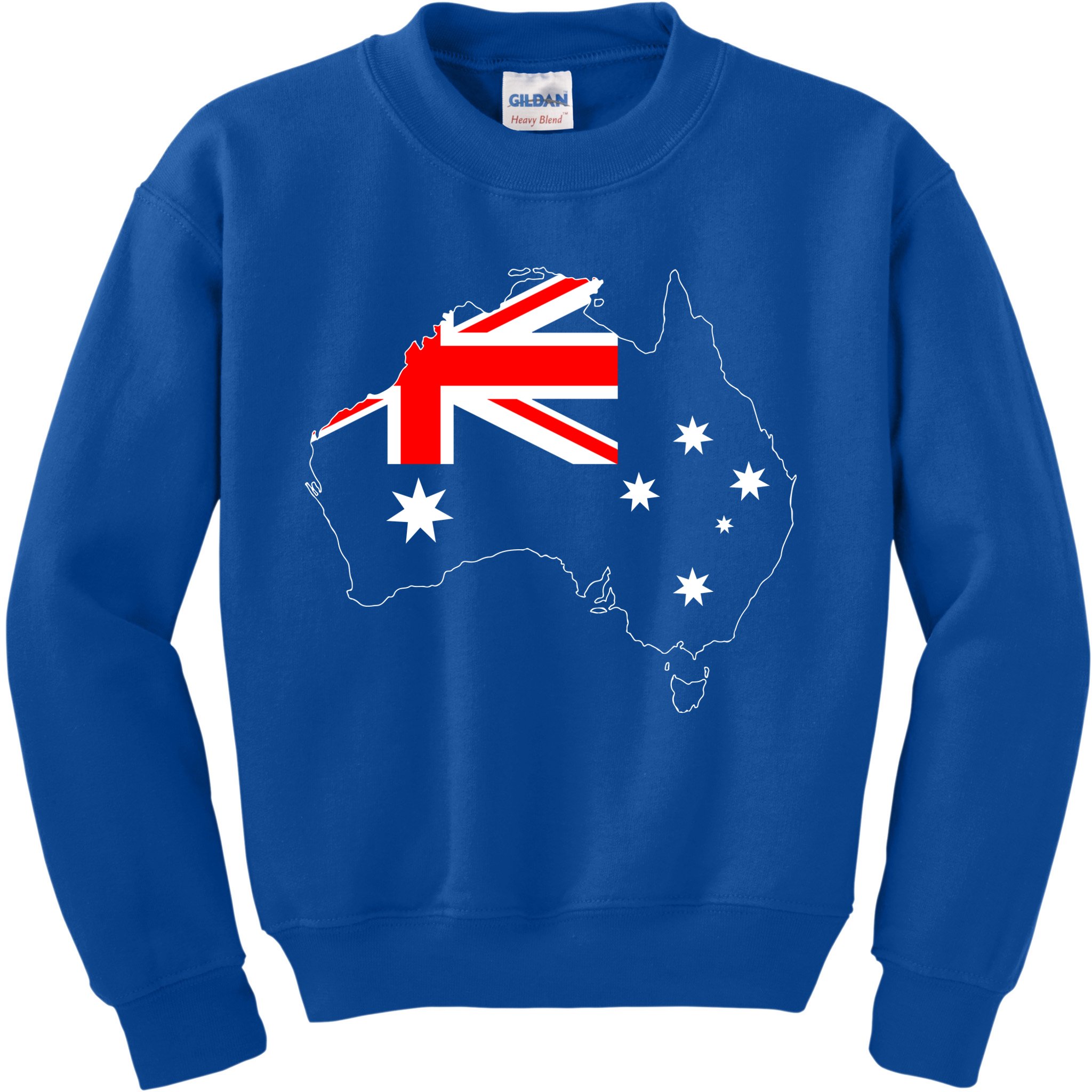 World Australia Map Flag Kids Sweatshirt