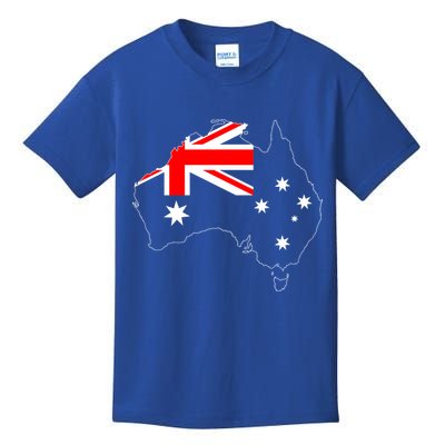 World Australia Map Flag Kids T-Shirt