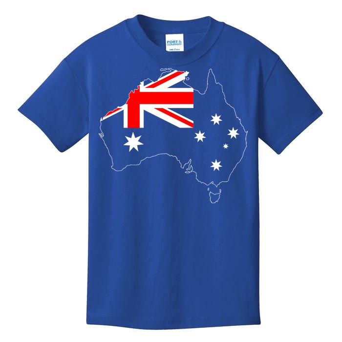 World Australia Map Flag Kids T-Shirt