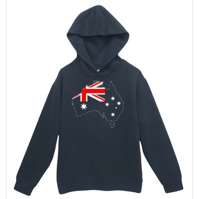 World Australia Map Flag Urban Pullover Hoodie