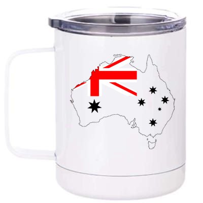 World Australia Map Flag 12 oz Stainless Steel Tumbler Cup