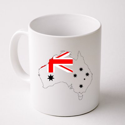 World Australia Map Flag Coffee Mug