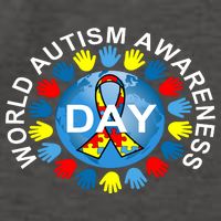 World Autism Awareness Day Earth Puzzle Ribbon Vector Backpack