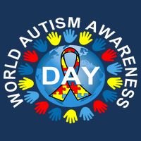 World Autism Awareness Day Earth Puzzle Ribbon Short Acrylic Beanie