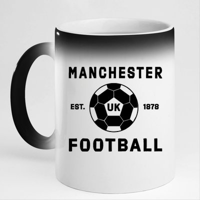 World Classic Soccer Football Arch Cup Manchester 11oz Black Color Changing Mug