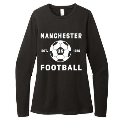 World Classic Soccer Football Arch Cup Manchester Womens CVC Long Sleeve Shirt