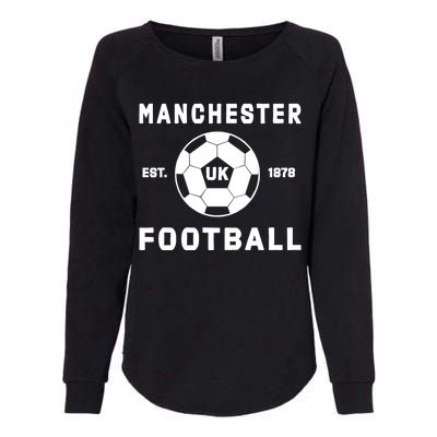 World Classic Soccer Football Arch Cup Manchester Womens California Wash Sweatshirt