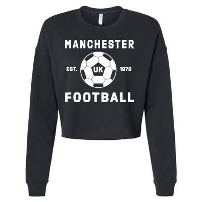 World Classic Soccer Football Arch Cup Manchester Cropped Pullover Crew