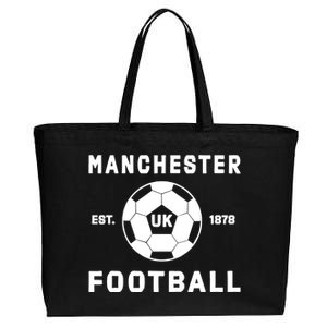 World Classic Soccer Football Arch Cup Manchester Cotton Canvas Jumbo Tote