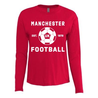 World Classic Soccer Football Arch Cup Manchester Womens Cotton Relaxed Long Sleeve T-Shirt