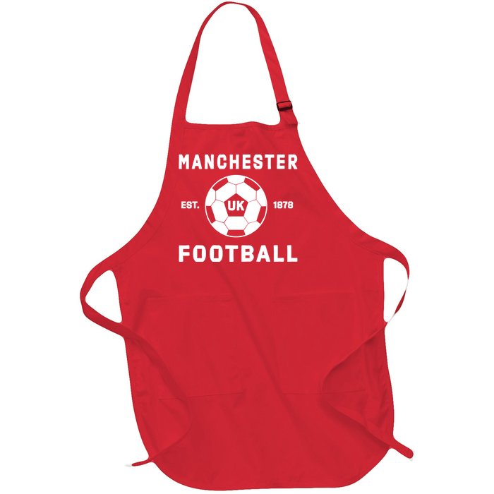 World Classic Soccer Football Arch Cup Manchester Full-Length Apron With Pockets