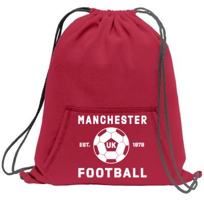 World Classic Soccer Football Arch Cup Manchester Sweatshirt Cinch Pack Bag