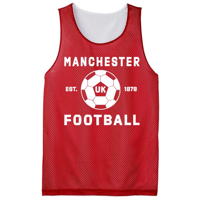 World Classic Soccer Football Arch Cup Manchester Mesh Reversible Basketball Jersey Tank