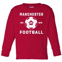 World Classic Soccer Football Arch Cup Manchester Toddler Long Sleeve Shirt