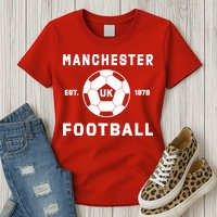 World Classic Soccer Football Arch Cup Manchester Womens T-Shirt