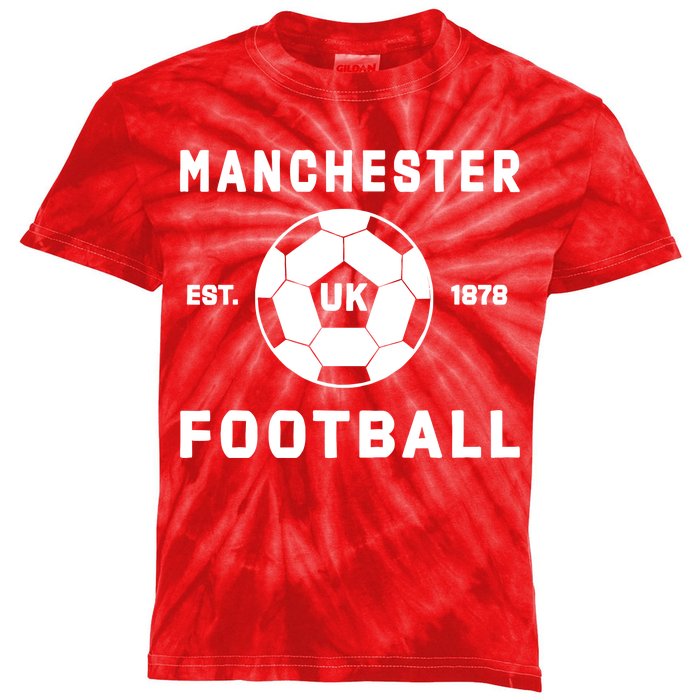 World Classic Soccer Football Arch Cup Manchester Kids Tie-Dye T-Shirt