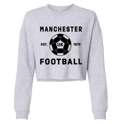 World Classic Soccer Football Arch Cup Manchester Cropped Pullover Crew