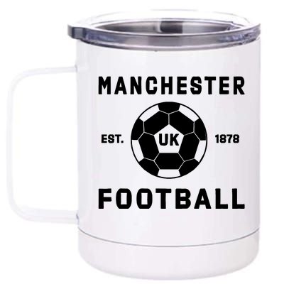 World Classic Soccer Football Arch Cup Manchester 12 oz Stainless Steel Tumbler Cup