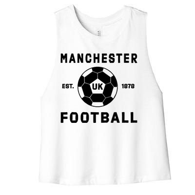 World Classic Soccer Football Arch Cup Manchester Women's Racerback Cropped Tank