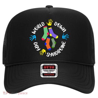 World Down Syndrome Awareness Day High Crown Mesh Back Trucker Hat