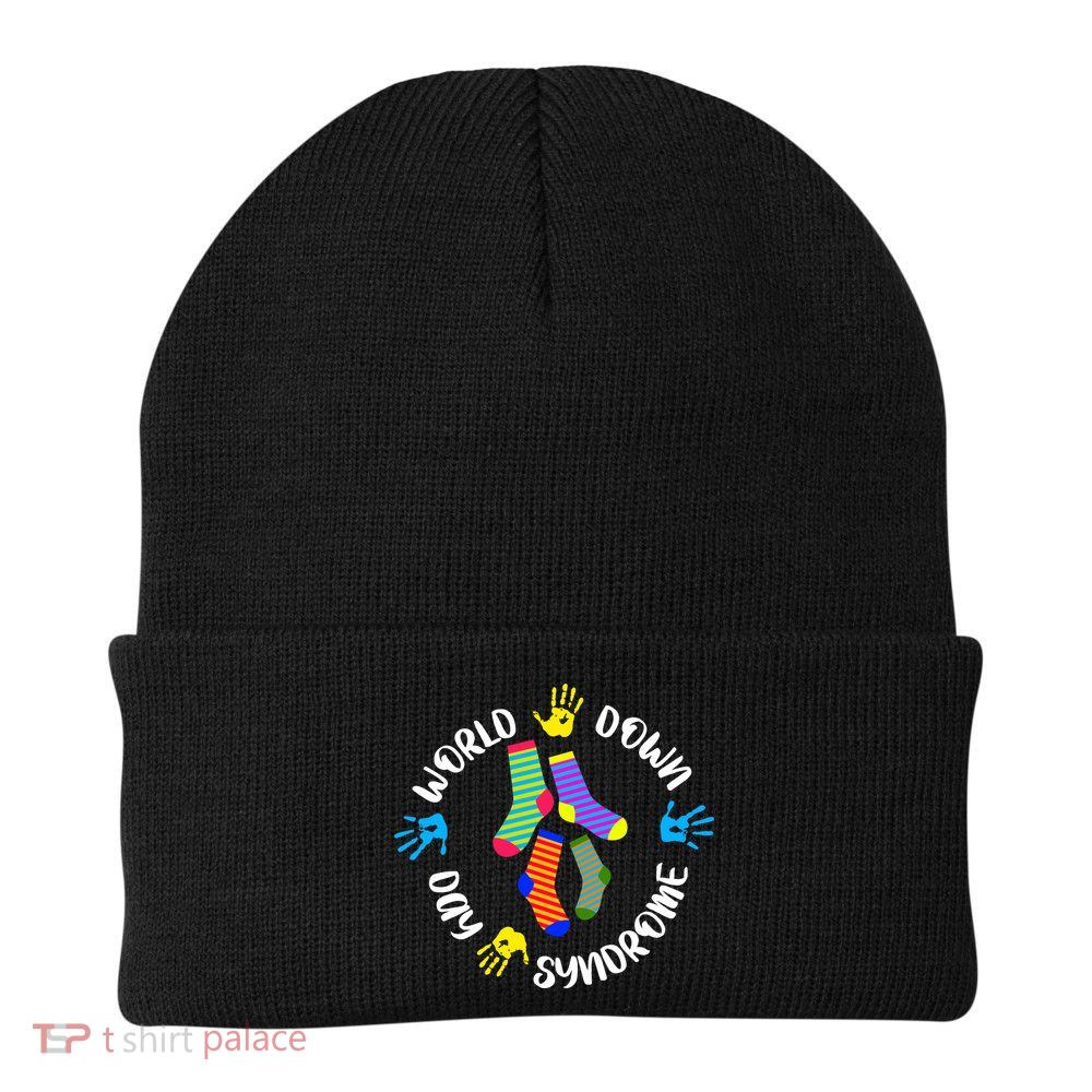 World Down Syndrome Awareness Day Knit Cap Winter Beanie