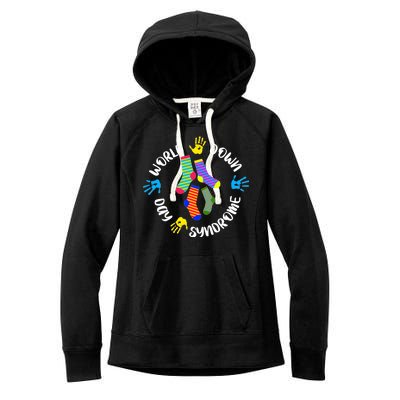 World Down Syndrome Awareness Day Women's Fleece Hoodie