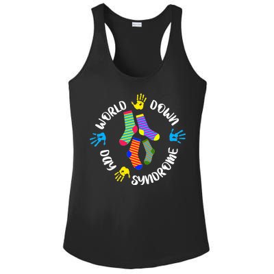 World Down Syndrome Awareness Day Ladies PosiCharge Competitor Racerback Tank