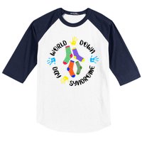 World Down Syndrome Awareness Day Baseball Sleeve Shirt