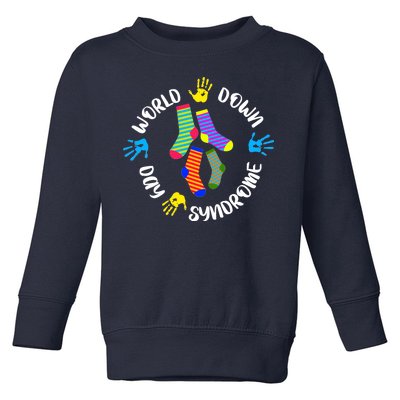 World Down Syndrome Awareness Day Toddler Sweatshirt