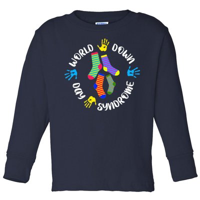 World Down Syndrome Awareness Day Toddler Long Sleeve Shirt