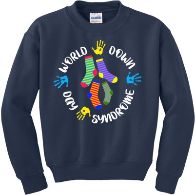 World Down Syndrome Awareness Day Kids Sweatshirt