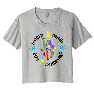 World Down Syndrome Awareness Day Women's Crop Top Tee