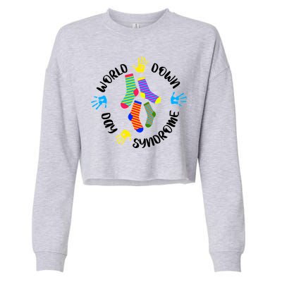 World Down Syndrome Awareness Day Cropped Pullover Crew