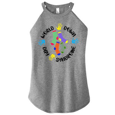 World Down Syndrome Awareness Day Women's Perfect Tri Rocker Tank