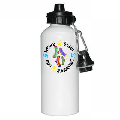 World Down Syndrome Awareness Day Aluminum Water Bottle