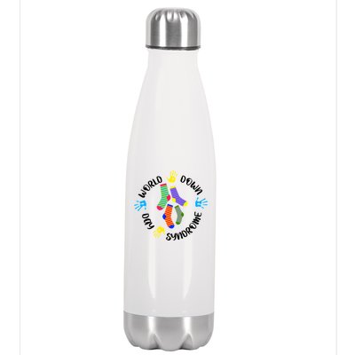 World Down Syndrome Awareness Day Stainless Steel Insulated Water Bottle