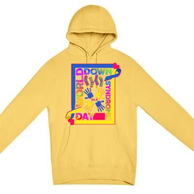 World Down Syndrome Day 21.3 Premium Pullover Hoodie