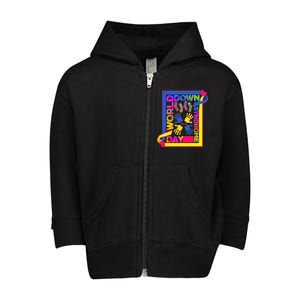 World Down Syndrome Day 21.3 Toddler Zip Fleece Hoodie