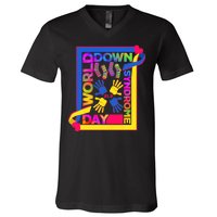 World Down Syndrome Day 21.3 V-Neck T-Shirt