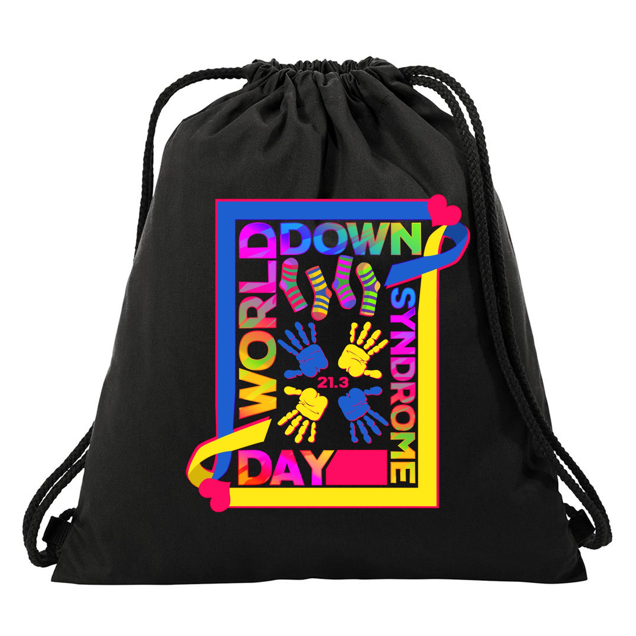World Down Syndrome Day 21.3 Drawstring Bag