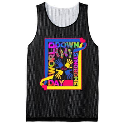 World Down Syndrome Day 21.3 Mesh Reversible Basketball Jersey Tank