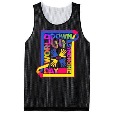 World Down Syndrome Day 21.3 Mesh Reversible Basketball Jersey Tank